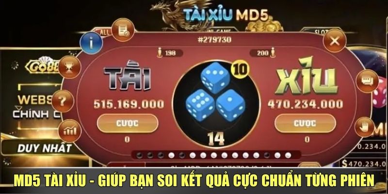 MD5 Tài Xỉu - Giúp Bạn Soi Kết Quả Cực Chuẩn Từng Phiên